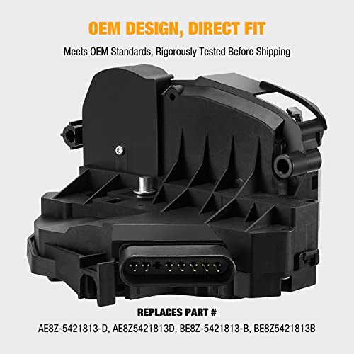 Image of SYERAL Door Lock Actuator Front Left Driver Side Door Latch Compatible with Ford Fiesta 2011-2019 Replace# AE8Z-5421813-D