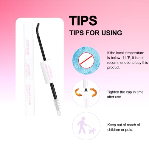 Image of Lash Glue for Eyelash Clusters LAUBESS Lash Bond and Remover 2 in 1 Lash Cluster Glue 10ml Adhesive Eyelash Glue Lash Remover for Lash Extensions Home Use