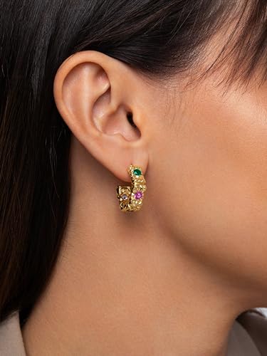 Boucles d'oreilles légères anti-perte avec fermoir Congo sécurisé pour femmes - 2