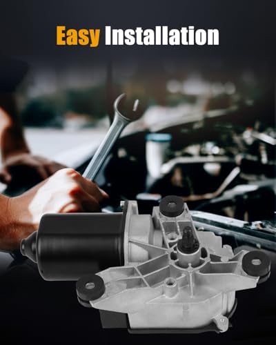 Image of ROADFAR Front Wiper Motor with Control Module Replacement for 1988-1990 for Chevrolet for C1500,1988-1990 for GMC for C1500,1988-1990 for GMC for C2500 22071769 Wiper Motor 5 Pins