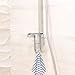 MUCKLILY 2pcs 304 Stainless Steel Over Shower Glass Door Hooks Bathroom Towel Hangers Tool-Free Rustproof Robe Hooks for Shower Door