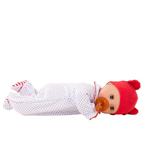 Muñeco Gotz Muffin niño 13" cuerpo suave pijama azul y rojo miniatura 4