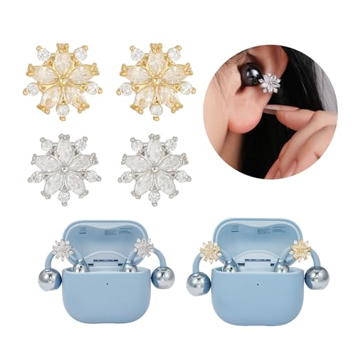 Fleur élégante ornement d'oreille pour FreeClip, Taille unique, Comme – vue 2