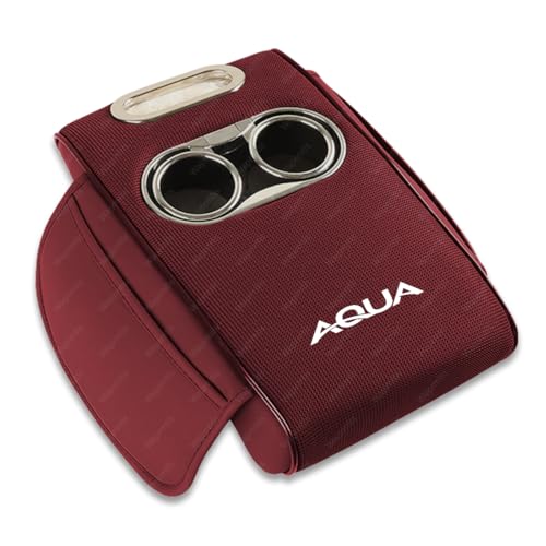 トヨタ アクア 車用アームレスト クッション アクア MXPK11 MXPK10 MXPK16 MXPK15 2代目 2021年〜現行 AQUA 車用多機能アームレストクッション アイスシルク×レザー素材 高密度スポンジ内蔵 肘置きクッション カップホルダ