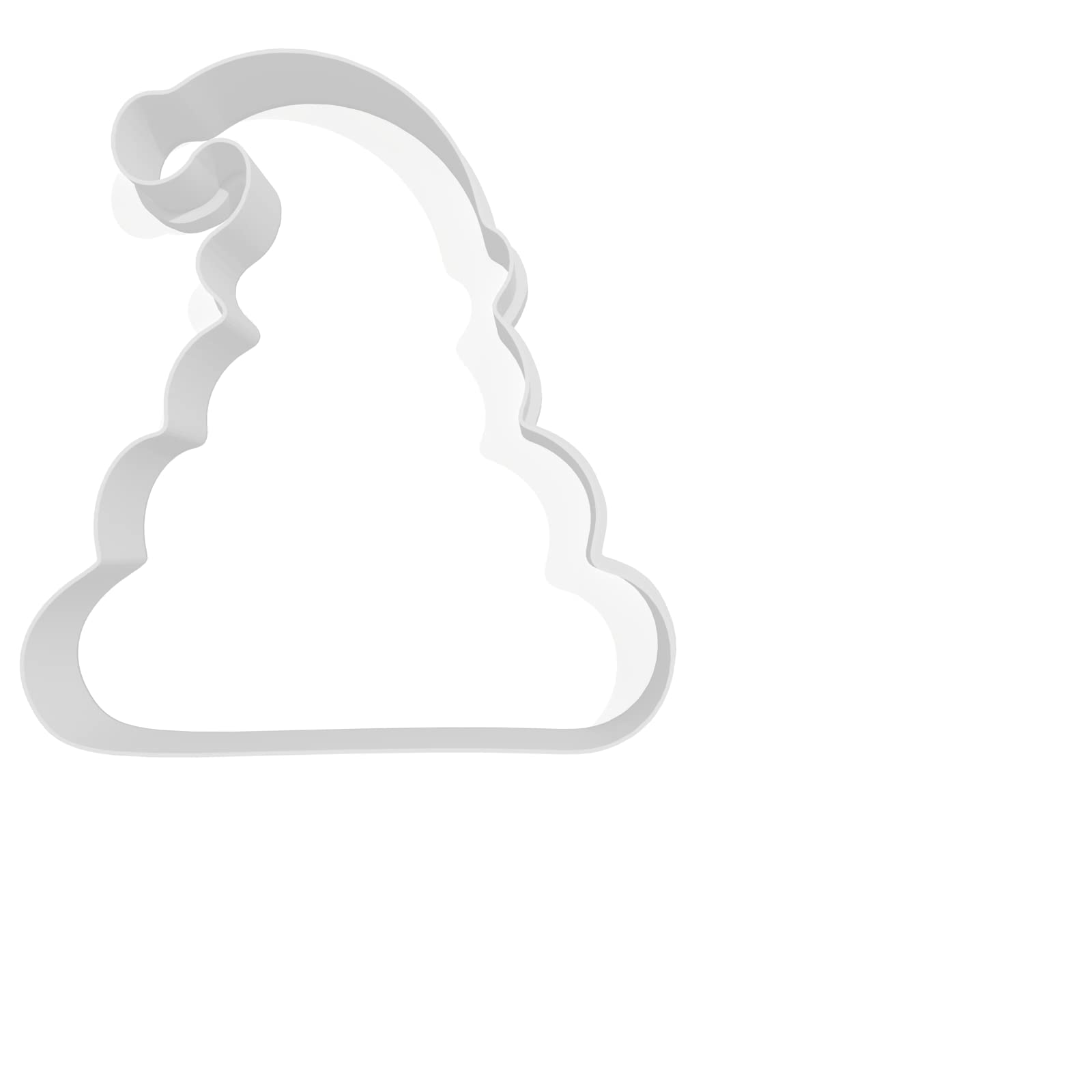 Christmas Poo Emoji Cookie Cutter - 3 Sizes