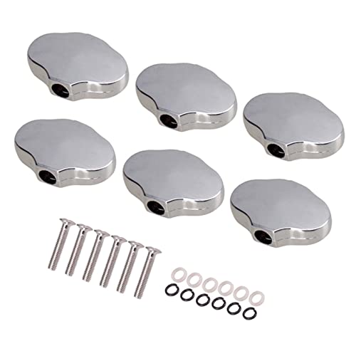 Mécaniques Guitare Mécaniques 6 Pièces en Alliage De Zinc Guitare Tuning Peg Boutons Accordeurs Têtes De Machine Boutons… - Les Beatles, Paul McCartney, John Lennon, RIngo Starr, George Harrison Mécaniques Guitare Mécaniques 6 Pièces en Alliage De Zinc Guitare Tuning Peg Boutons Accordeurs Têtes De Machine Boutons… – Image 3