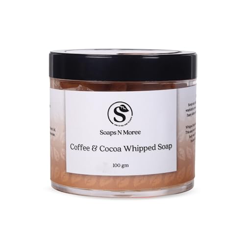 Image of Coffee Whipped Soap for Cleansing | Creamy Bath soap for Smooth & Refreshing Skin | Helps Cleanse, Soft Texture, Hydrating Even Tone | Daily Bathing Bars for Moisturized & Nourished Skin