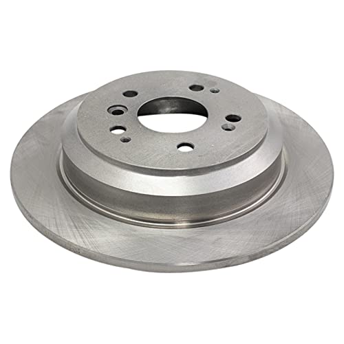 Image of TRQ Rear Ceramic Brake Pad and Rotor Set