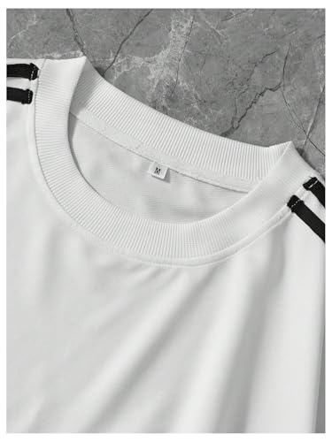 GORGLITTER Men's Brazil Soccer Jersey Shirt Tops Crew Neck Short Sleeve Graphic Letter Print Summer Tees Shirt Tops3