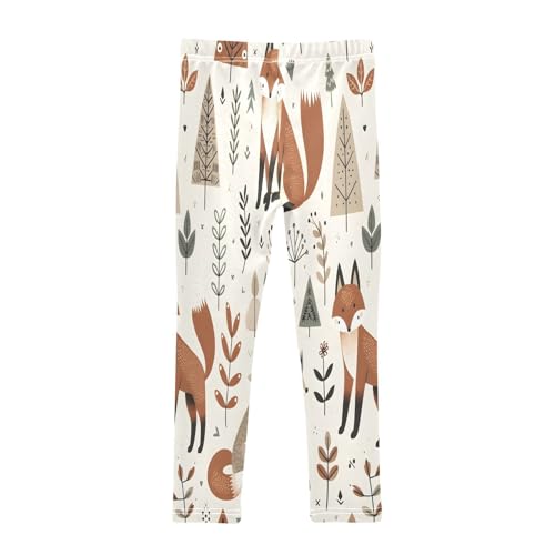 Toddler Girls Leggings Printed Yoga Pants Leggings Foxes Elements for Kids2