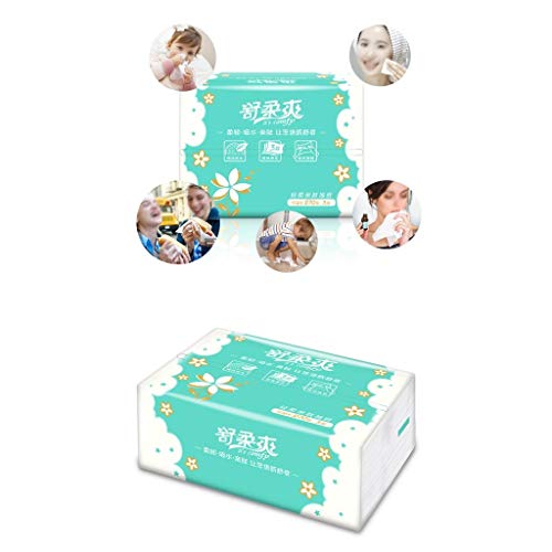 Rusilay 12 Packs Tissue Paper Gentle Skin-Friendly Pumping Paper,Home Paper Napkin,Tissue Paper - Thumbnail 3