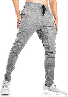 WOTHONPIS Mens Joggers Pants - Casual Gym Workout Track Pants Comfortable Slim Fit