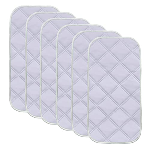 Sunny zzzZZ 6 Pack Baby Waterproof Changing Pad Liners - Quilted Thicker Ultra Soft Changing Table Cover Liners - Durable & Easy to Clean - Purple - 23" x 11"