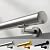 B52 Anodized Handrail Aluminum Stairs Kit Stainless Steel Look 3 Ft and 1.97 "diam