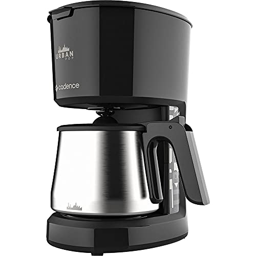 Cafeteira Urban Pop Preto/Inox, 110V, Cadence