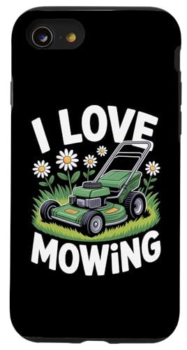 I Love Mowing Funny Ŋ@ A[g X}zP[X iPhone SE (2020) / 7 / 8 p