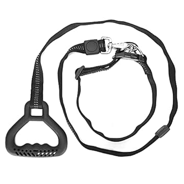 Coleiras ajustáveis, coleira para cães Conjunto de coleira de 360 ​​° Rotação respirável Estrutura elástica forte para passear com o cachorro(Preto)