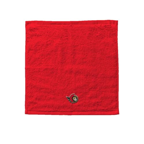 Northwest Ottawa Senators NHL Team Logo Wash Cloth 4 Pack 12 x 12 Inches