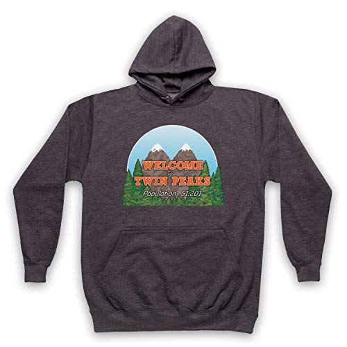 Sweat à capuche Twin Peaks avec panneau Welcome pour sweat-shirt geek et vêtement culte