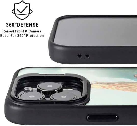 Skinit Kickstand Phone Case Compatible with iPhone 16 Pro - Officially Licensed Disney Princess Moana and Maui Set Sail Design