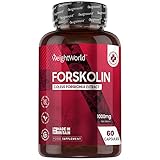 Forskolina ad Alto Dosaggio 1000mg - Estratto di Coleus Forskohlii Indiano - Integratore Dietetico 100% Naturale - Forskolina Pura 60 Capsule Vegan - Prodotto Ayurvedica Donna e Uomo Senza Glutine