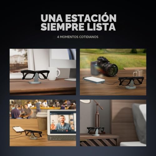 Estación de carga para Ray-Ban Meta compatible con gafas Oakley electrónicas 7