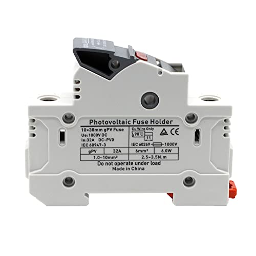 Porte-fusible 1000V DC 10x38MM avec base de commutateur et petit déconnecteur solaire