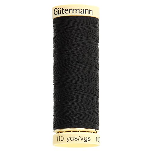 Gutermann Sew-All de Hilo, poliéster, Negro, 100 m