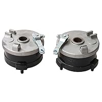 GOOFIT Links & Recht Bremsbacken Trommelbremse Baugruppe mit Sprengringen und Feder Ersatz für 50cc ATV