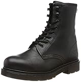 [page_title]-Dockers by Gerli Damen 45EN201 Combat Boots, Schwarz (Schwarz 100100), 40 EU