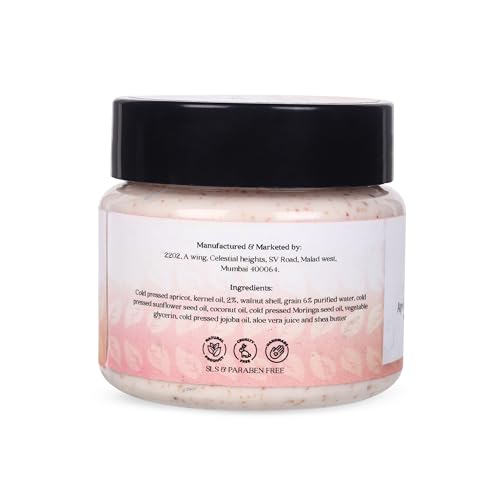 Image of Apricot Scrub for Daily Skin Care | Lightweight for Hydration & Soothing Feel | Helps Refresh, Support Soft Texture & Moisturized | Multiuse for Healthy Looking Face & Body Skin