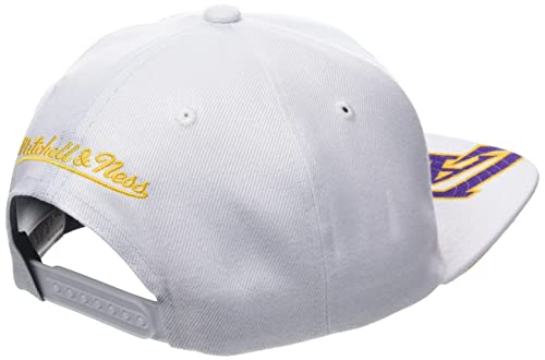 Mitchell & Ness Gorra Snapnack Blanco Lakers miniatura 2