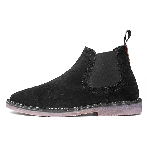 Hush Puppies Homme Shaun Bottine Chelsea, Noir, 39.5 EU