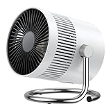 Desk Fan Small Fan Quiet Vortex Fan 5 inch USB Rechargeable Fan with 3 Speeds and 90° Rotation Air C