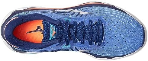 Mizuno Women's Wave Horizon 6, Dazzling Blue/Silver, 8.5 | Image 1