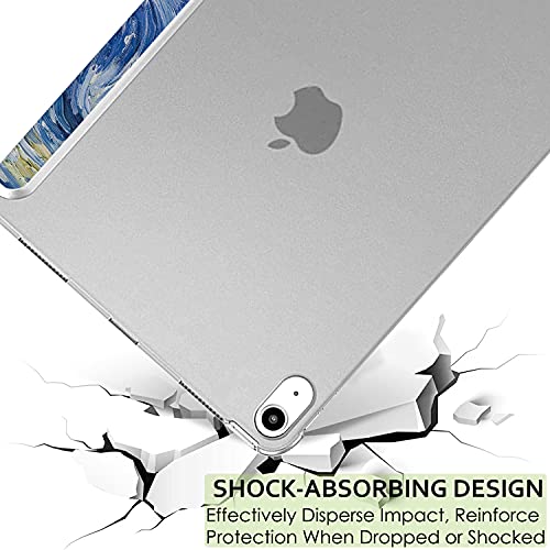 Image of DuraSafe Cases for iPad Mini 6 Gen 2021 8.3 Inch [ Mini 6th Gen ] A2567 A2568 A2569 MK7M3HN /A MLWL3HN /A MK7R3HN /A MK7P3HN /A Printed iPad Cover with Translucent Frosted Hard Back - Starry Night