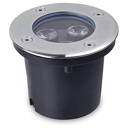 LED utomhus infälld spotlight IP68 3W 3500K