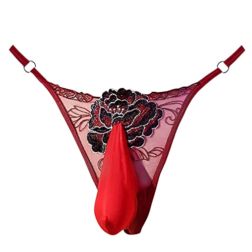 Men's Underwear Briefs, Cotton Blend Covered Waistband Bikini Shorts Bulge Enhancing Comfort Flex Fit Ultra Lightweight Men's Butt-Flaunting Thong Undie Stretch Men's Thong Jockstrap Underwear #TOP2