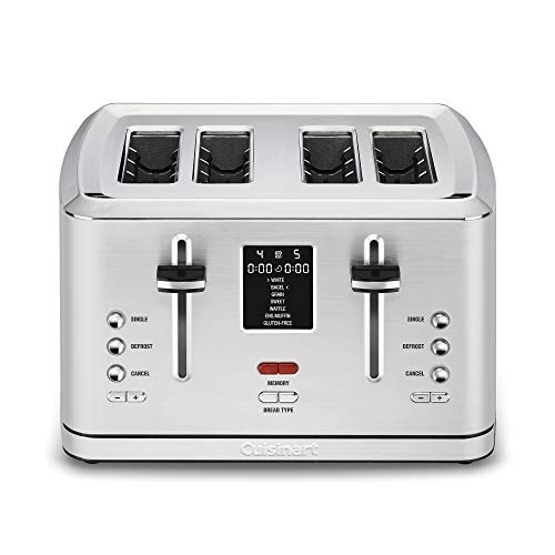 Cuisinart 4-Slice Digital Toaster with MemorySet Feature, 7-Shade Settings and 7 Bread Types, Stainless Steel (CPT-740C) by Cuisinart - Image 3