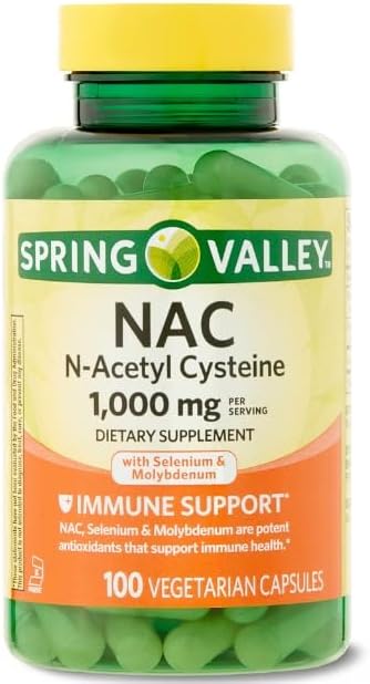 Spring Valley - NAC - N-Acetyl Cysteine 1,000mg per Serving