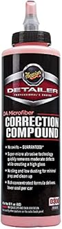 Meguiar's DA Microfiber Correction Compound D30016 - Pro Car Scratch Remover, for Use with a DA Polisher and Microfiber Cutting Disc, Remove Swirls, Scratches, Water Spots, and Oxidation, 16 Oz