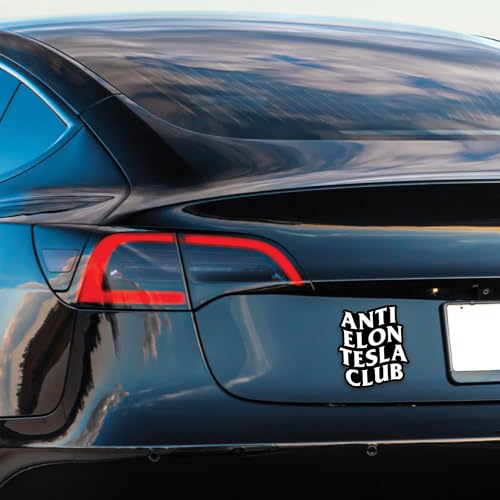 Image of Funny Elon Musk Sticker Magnet, Vintage Pre-Madness Edition, Regret Magnet for Cars & Trucks, Elon Musk Fan Club Accessories, Elon Musk Club MagnetNo Elon Sticker