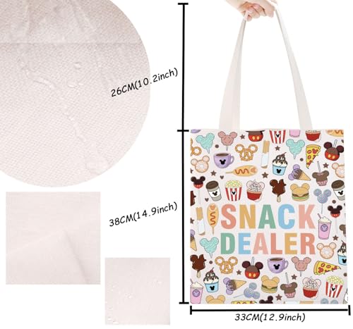 Bolso tote para snacks, ideal para amantes de la comida, regalo para foodies miniatura 3