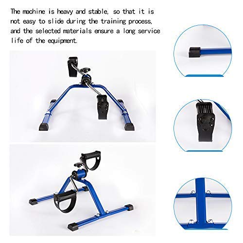 Mini bicicleta de ejercicio portátil para piernas y brazos miniatura 3