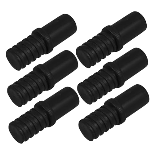 Beavorty 6pcs Metal Pole Threaded End Connector for Broom Mop Squeegee Link Rod Set