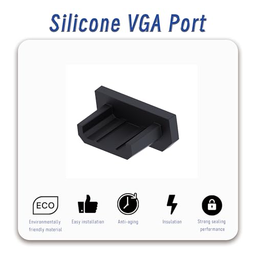 Image of 5 PCS Micro USB Port Anti-dust Plugs, Silicone Covers Caps Stoppers, Port Protector for PC Laptop Notebook Computers, Other Devices, 0.26 x 0.09 (LxW)