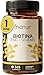 Biotina Alta Potencia con Zinc y Selenio – 365 Comprimidos (1 Año) | Cabello, Piel, Uñas y Metabolismo | Vegano, Sin Lactosa, Sin OGM | Suplemento Completo