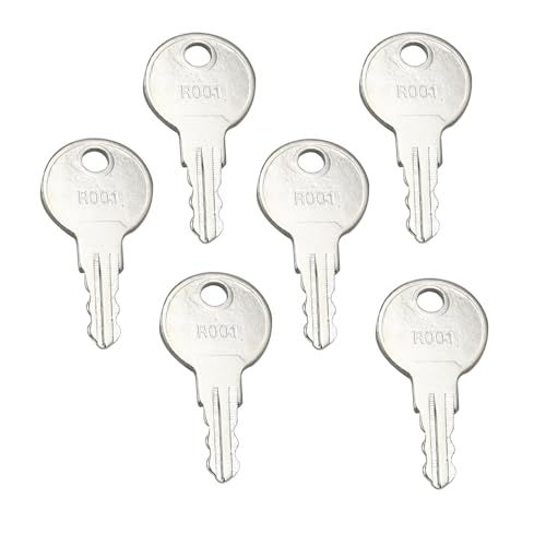 Image of RV Key R001 RV Camper Trailer Keys Compatible with Southco Truck RV Baggage /Compartment Door Lock 230012 RV Replacement Keys Compartment Key 6 Pcs