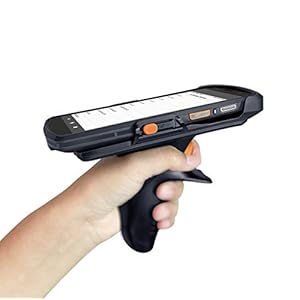 Rugged 4G LTE Android Barcode Scanner Pistol Grip Handheld Mobile Computer 5″ Touch Screen with Honeywell N6603 1D 2D Code Reader WiFi GPS for Enterprise WMS