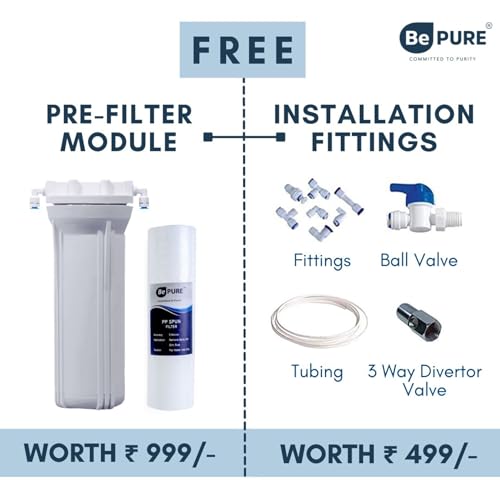 Image of Bepure Ace ISI Mark NF 60 Hot and Normal 9L NF+UV Water Purifier with hot water function | NF UV Water Purifier | Free Pre Filter along with the product | Ideal for TDS upto 500 ppm